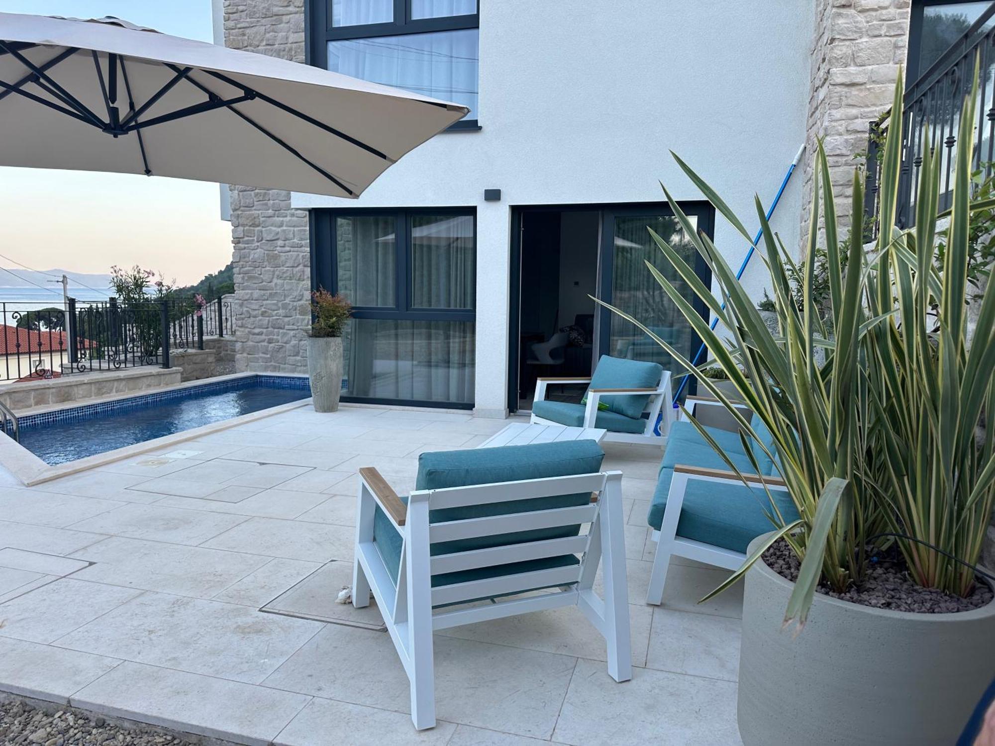 Aura Adriatica Onyx - Luxury Apartment, Private Pool, Sea View, Parking Apartment Lovran
